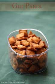 Gur Para Recipe How To Make Gur Pare Or Jaggery Shakarpara Recipe Recipe Holi Recipes Recipes Jaggery Recipes