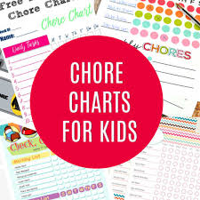 Chore Chart Ideas 10 Free Printable Chore Charts For Kids