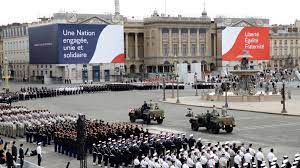 France's muted bastille day celebration pays tribute to health workers. France Marks Bastille Day With Scaled Down Military Parade Emmanuel Macron News Al Jazeera