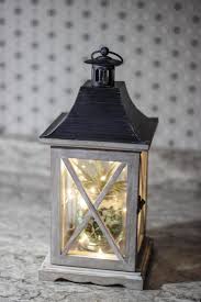 Wood And Metal Air Plant Lantern With Fairy Lights Etsy Lantern With Fairy Lights Lanterns Fairy Lights
