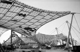 Bau Des Olympiaparks Munchen 1971 Aldiami Timeline Images Blackwhite Bw Schwarzweiss Sw Fotografie Photography Blackan Olympia Munchen Sommer Olympiade