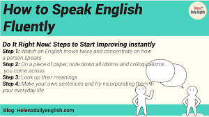 How To Speak English Fluently | English Speaking Tips