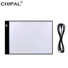 Chipal Digital Tablets A4 Led Graphic Artist Thin Art Stencil Drawing Board Light Box Tracing Table Pad Us Digital Tablet Digital Drawing Tablet Drawing Tablet
