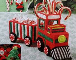 Popular Items For Plastic Canvas Train On Etsy Plastic Canvas Ornaments Plastic Canvas Christmas Plastic Canvas Crafts