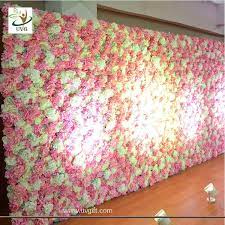 Uvg White Flower Wall Backdrop With Silk Rose And Hydrangea For Wedding Stage Decoration Contact Perso Flower Wall Wedding Hydrangeas For Sale Fake Hydrangeas