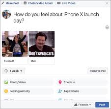 Ideal for presenting facebook ad samples to clients. Facebook Expanding New Gif Based Polling Feature To More Users On Ios And Web Macrumors