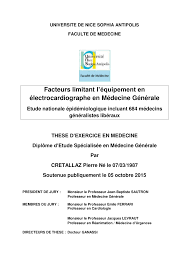 Check spelling or type a new query. Pdf Facteurs Limitant L Equipement En Electrocardiographe En Medecine Generale Etude Nationale Epidemiologique Incluant 684 Medecins Generalistes Liberaux En 2015