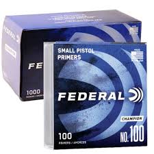 Federal Champion #205 Small Rifle Primers 1000 Count by Federal