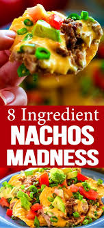 8 Ingredient Nachos Madness Best Nacho Recipe Ground Beef Nachos Recipe Beef Easy Nachos Recipe Beef