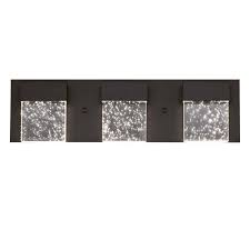 Lumberton 3 Light Dimmable Led Matte Black Vanity Light Wall Fixtures Vanity Lighting Led Vanity