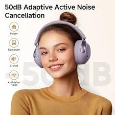 Amazon.com: QCY H3 PRO Adaptive ANC Wireless Headphones Over Ear, 50dB  Active Noise Cancellation with Multiple Modes, LDAC Hi-Res Wireless Audio,  55H Playtime, Custom EQ via App, Bluetooth 5.4 : Electronics