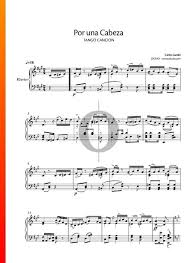Por una cabeza de un noble potrillo / que justo en la raya afloja al ll. Por Una Cabeza Sheet Music Piano Solo Pdf Download Streaming Oktav