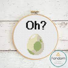 Pokemon Egg Cross Stitch Pattern Geeky Cross Stitch Pokemon Cross Stitch Patterns Pokemon Cross Stitch