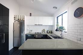 White square tile kitchen splashbacks b&q ireland. 2017 Featured Spaces Colors Cafe Gris Bq8712 Transitional Kitchen By Vicostone Usa Houzz