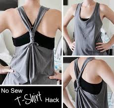 Diy T Shirt Hack No Sewing Required Customisar Camisetas Customizar Camisetas Look
