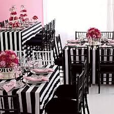 Black And White Striped Tablecloth Near Me Romantic Wedding Photos Ideas White Party Wedding Party Centerpieces Striped Decor