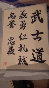 It may also be rendered in english as bushidou or bushidō.it's pronounced roughly like boo she doh. Japanese French English Bushido Text Translator