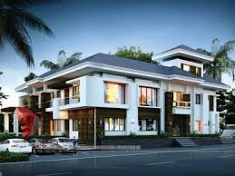 Top Architectural Rendering Services Bungalow Night View Modern Bungalow Exterior House Designs Exterior 3d Architectural Visualization