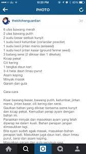 Ayam Masak Bali Sedap Menjilat Jari Good Food Recipes Bali