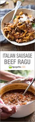 Italian Sausage Ragu Sauce Recipe Recipes Recipetin Eats Italian Recipes