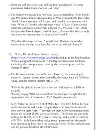 1.)what are call provisions and sinking