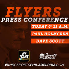 Flyers President Paul Holmgren...