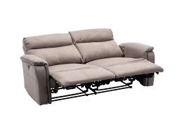 Check spelling or type a new query. Canape 3 Places Relax Electrique En Tissu Taupe Henel