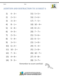 We have some worksheets with subtraction and addition fact families and some worksheets with understand the relationship between addition and subtraction. Addition And Subtraction Worksheets For Kindergarten