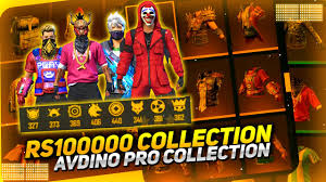 Players freely choose their starting point with their parachute and aim to stay in the safe zone for as long as possible. Free Fire My Best Collection Worth 100000 Rupees Av Dino Pro Collection Free Fire Gaming With Dino Let S Play Index