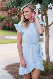 Preppy Affair Dress Light Blue The Mint Julep Boutique Blue Dress Outfits Blue Dress Casual Casual Dress Outfits