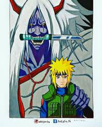 Minato Namikaze Reaper Death Seal Drawing Naruto Tattoo Death Reaper Concept Art Characters