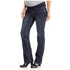Maternity Plus Size Demi Panel 5 Pocket Bootcut Jeans