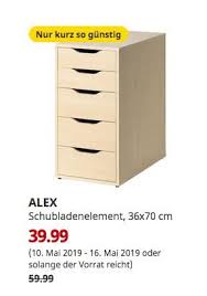 Ikea Alex Schubladenelement Birkenachbildung 36x70 Cm Schubladenelement Ikea Alex Schubladen Schubladen