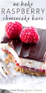 No Bake Raspberry Cheesecake Bars Raspberry Cheesecake Bars Raspberry Desserts Cheesecake Bar Recipes