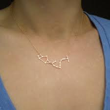 Stars Aligned Two Constellations Necklace Zodiac Etsy Constellation Necklace Zodiac Necklaces Friend Necklaces
