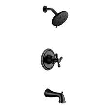 Anzzi Mesto Series 1 Handle 2 Spray Tub And Shower Faucet In Oil Rubbed Bronze Valve Included Sh Az035 The Home Depot Tub And Shower Faucets Shower Faucet Shower Tub