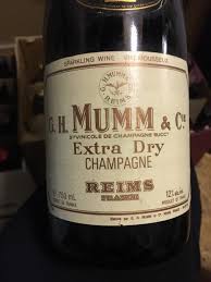 Nv G H Mumm Cie Champagne Extra Dry France Champagne Cellartracker