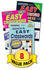 4.7 out of 5 stars 210. Penny Press All Crossword Value Pack 8 Penny Dell Puzzles