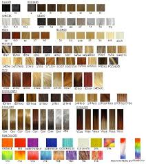 Ion Hair Colors Chart Davines Hair Colour Chart Goldwell