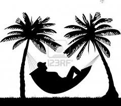 Beach Silhouette Pictures Black And White Silhouette Of Girl Sunbathing And Relaxing Of Hammock Under The Silhouette Silhouette People Silhouette Clip Art