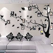 Alicemall 3d Wall Stickers Photo Frames Familytree Wall Decal Easy To Install Apply Diy Photo Gallery Frame Photo Frame Wall Frames On Wall Family Wall Decor
