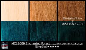 Enchanted Forest By Manic Panic On Different Levels Of Blonde It Also Shows Up Pretty Well On Unbleached Dark Hair Hair Dye Colors Turquoise Hair Green Hair