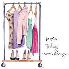 Make Today Amazing Quote Fashion Sketch Illustration Drawing Style Fashion Watercolor Art Illustration Fashion Design Fashion Drawing Fashion Sketches
