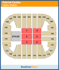 Eaglebank Arena Seating Chart 2019