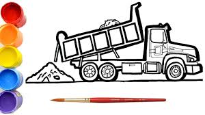 Mewarnai gambar mobil truk molen 1. Cara Menggambar Dan Mewarnai Mobil Box Mainan Dump Truck Clipart Belajar Menggambar Untuk Anak Youtube