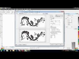 How To Trace Image In Coreldraw X6 Youtube Coreldraw Stencil Art Led Decor