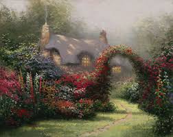 Glory Of Morning Thomas Kinkade Studios Thomas Kinkade Art Thomas Kinkade Paintings Kinkade Paintings