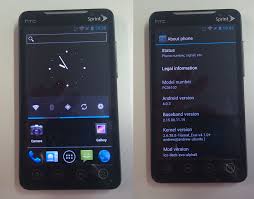 IceCreamSandwich auf dem HTC Evo 4G ...