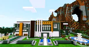 Modern mansion 2 by arcstudios is a beautiful simple home located beside a river. Super Mansion Modern House Maps For Minecraft Pe For Android Apk Download