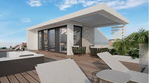Von hier aus sind alle räume direkt erreichbar. Rovinj Penthouse Wohnung Dachterrasse Meerblick Wohnung Flache 197m2